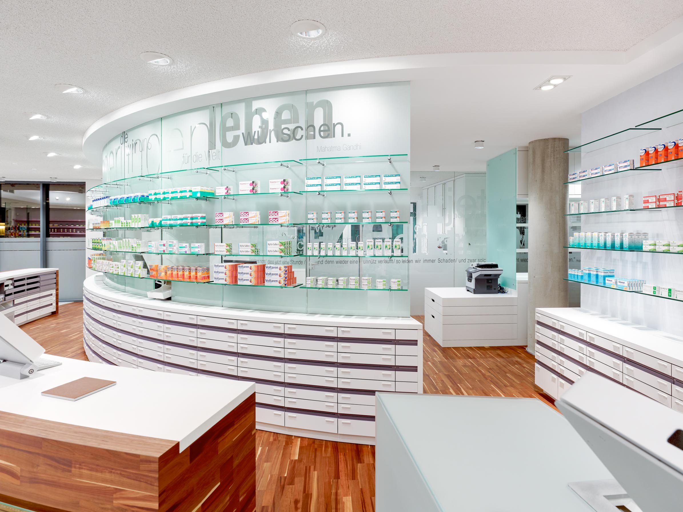 Prescription counter and medicine display