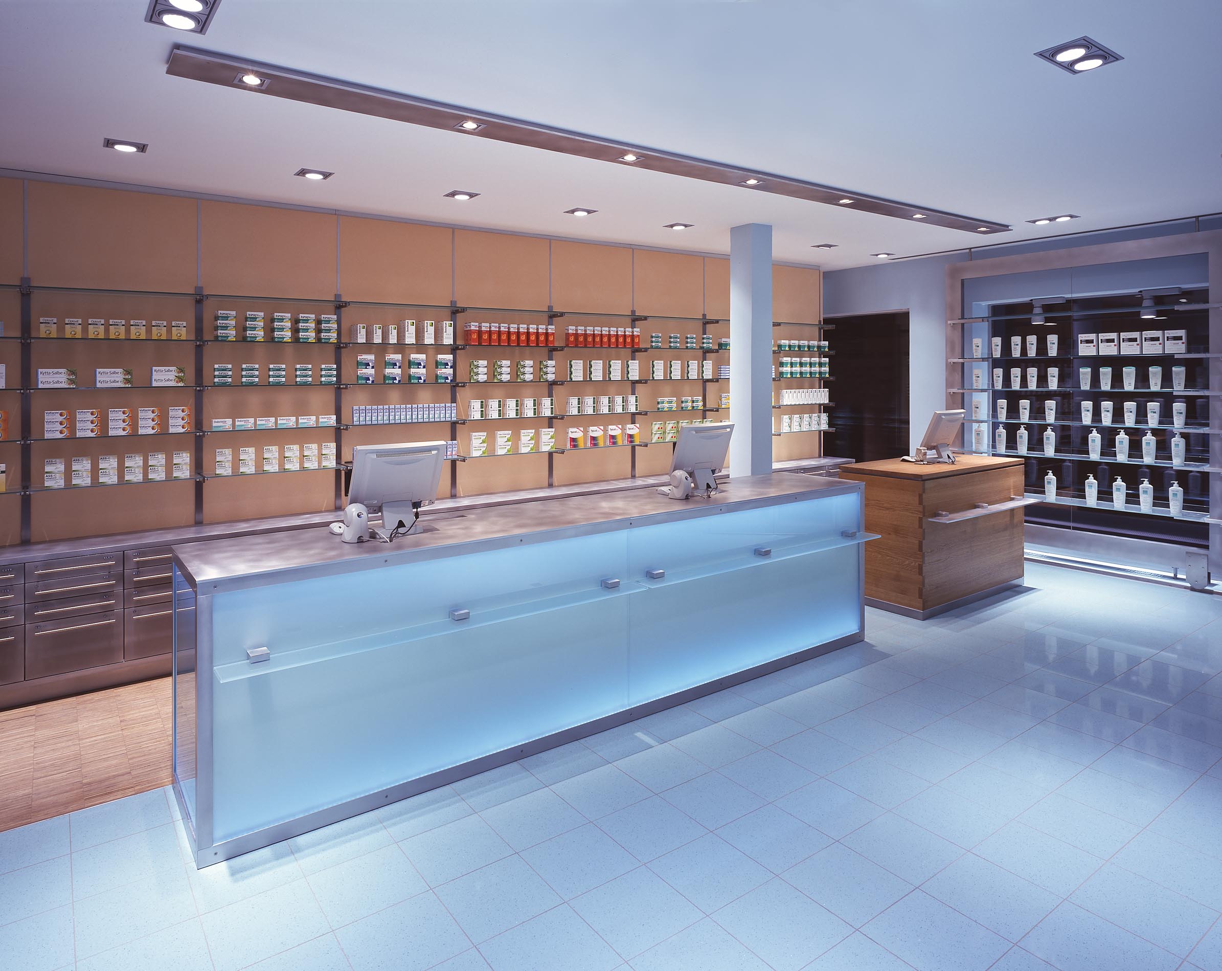 Prescription counter and medicine display