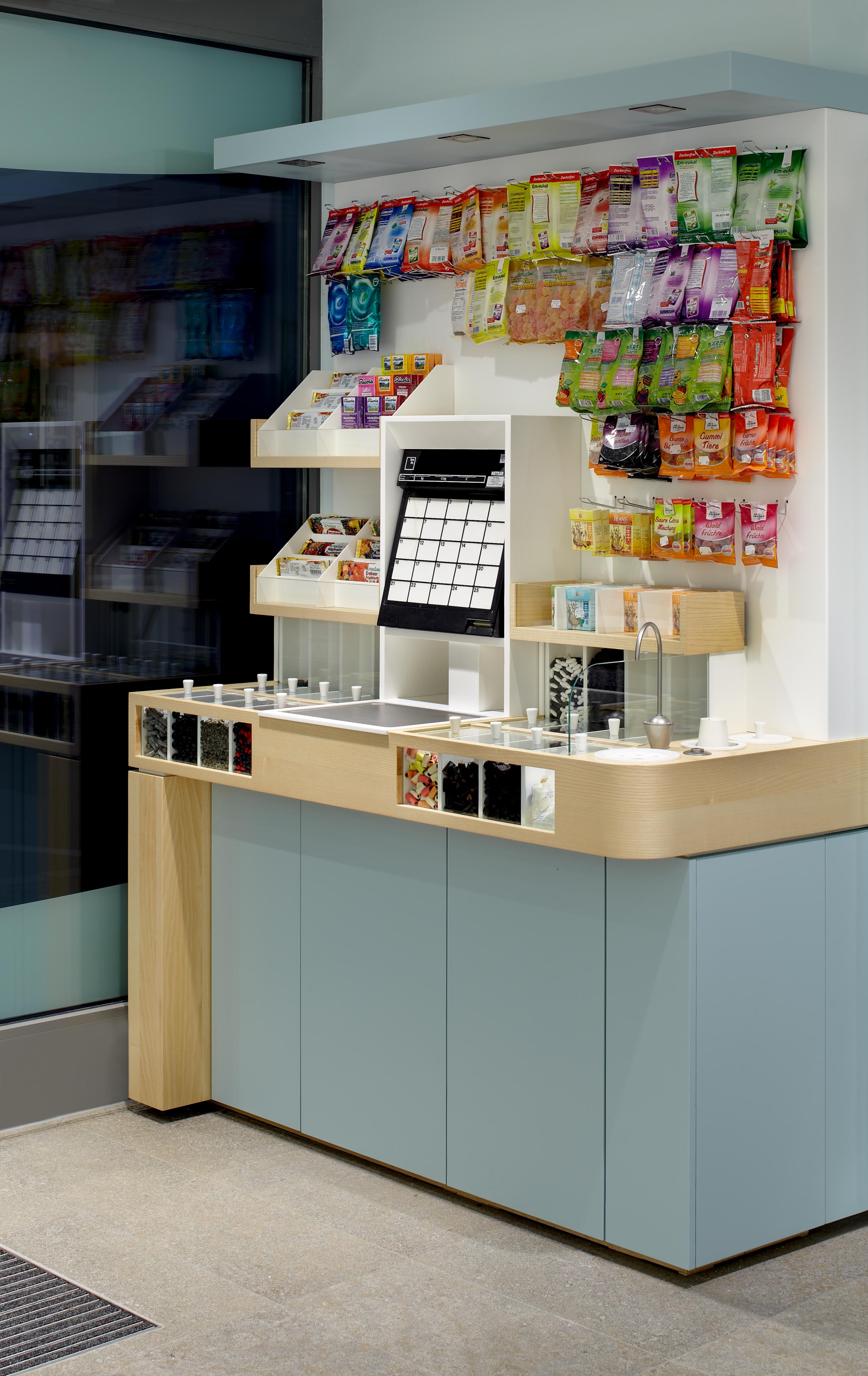 Liquorice shelf at Engel Pharmacy