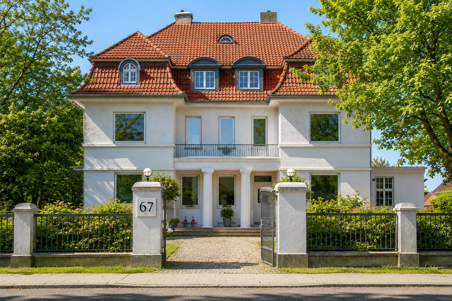 The historic industrialist’s villa and home of Klaus Bürger Architektur in Krefeld-Hüls