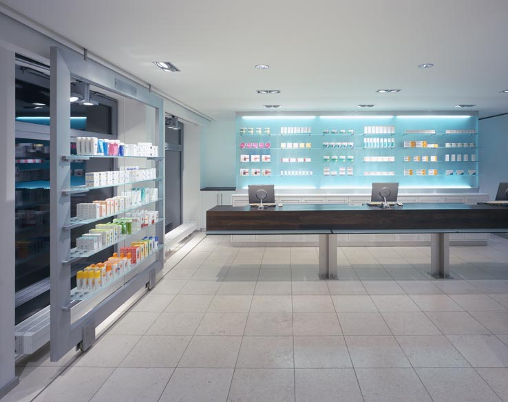 Apotheke am Klemensplatz, Freiwahl, HV-Tisch und Sichtwahl