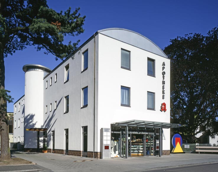 Bauhaus Apotheke, Gebäude