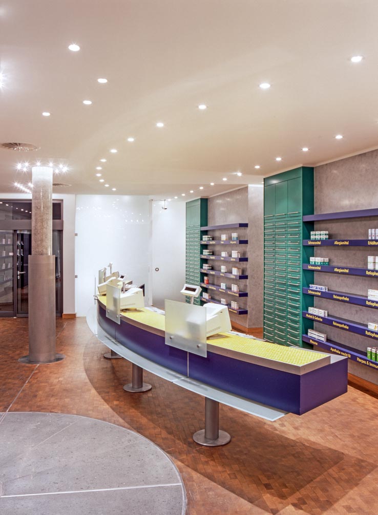 Bauhaus Apotheke, HV-Tisch und Sichtwahl