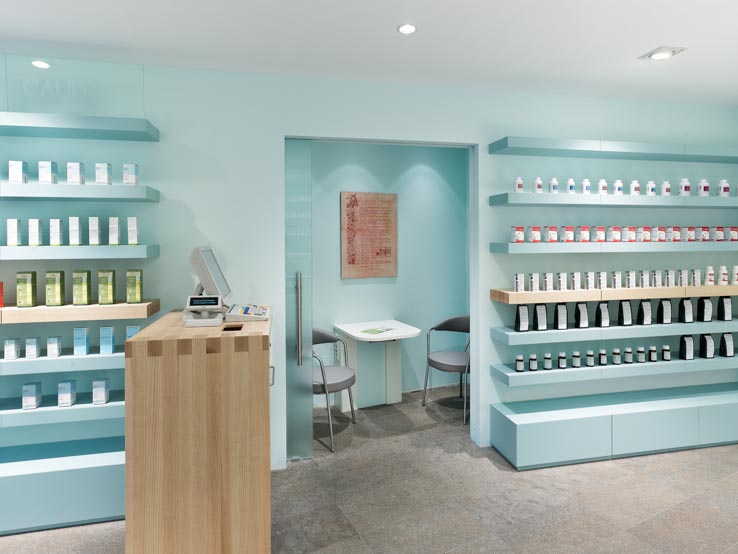 Engel Apotheke, Beratungsraum in der Freiwahl