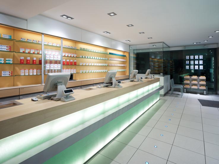 Fortuna Apotheke, Offizin