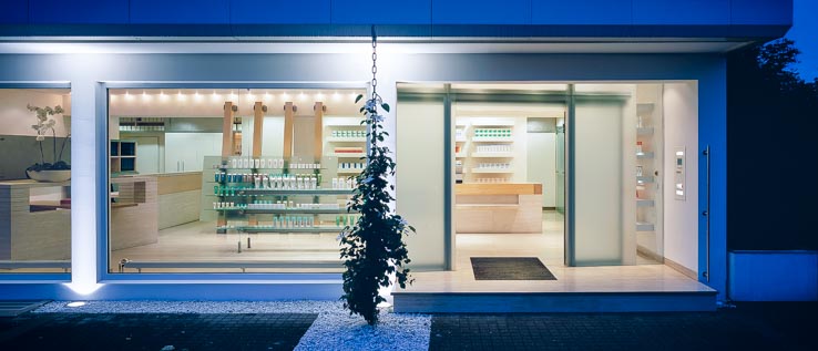 Hardt Apotheke, Fassade