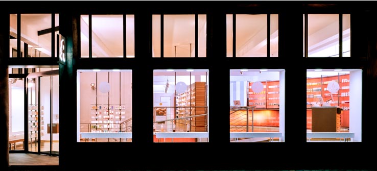 Ohm Apotheke, Fassade